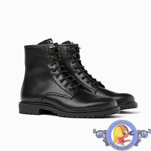 بوت زارا ZARA BLACK FABRIC HIGH-TOP TREKKING SNEAKERS