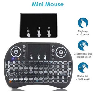 کیبورد بی سیم مدل I8 Backlit