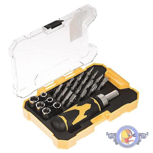 مجموعه 23 عددی سری بکس و پیچ گوشتی رینو مدل RPT-3022