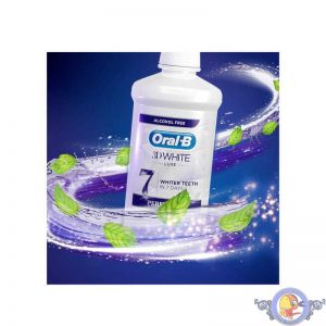 دهان شویه اورال-بی 3D White حجم 500 میل