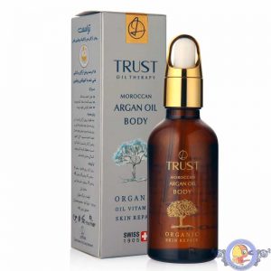 روغن آرگان ویتامین پلاس صورت و بدن تراست Trust Argan Body Oil