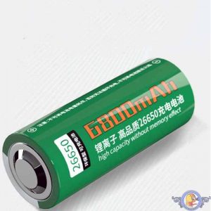 باتری لیتیومی قابل شارژ اسمال سان 26650 ظرفیت 6800 میلی آمپرساعت