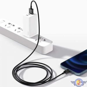 Baseus Lightning Superior Series cable, Fast Charging, Data 2.4A, 2m Black ( CALYS-C01)