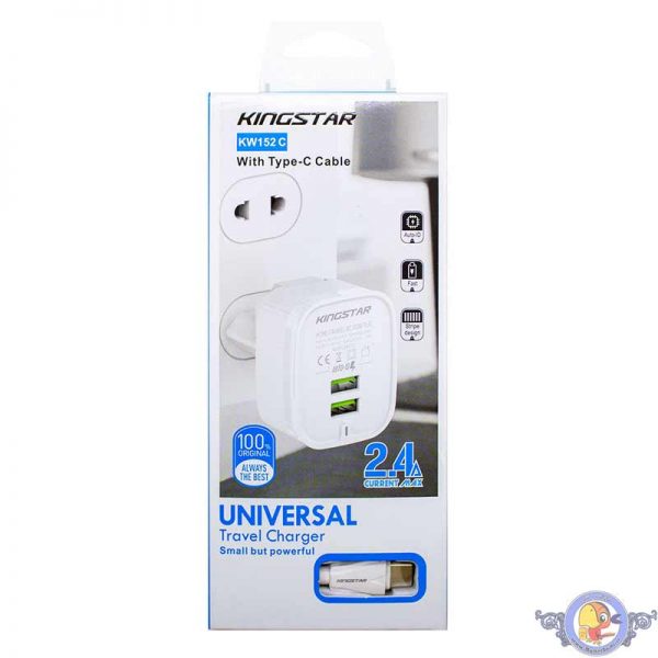 شارژر دیواری کینگ استار مدل KW152C