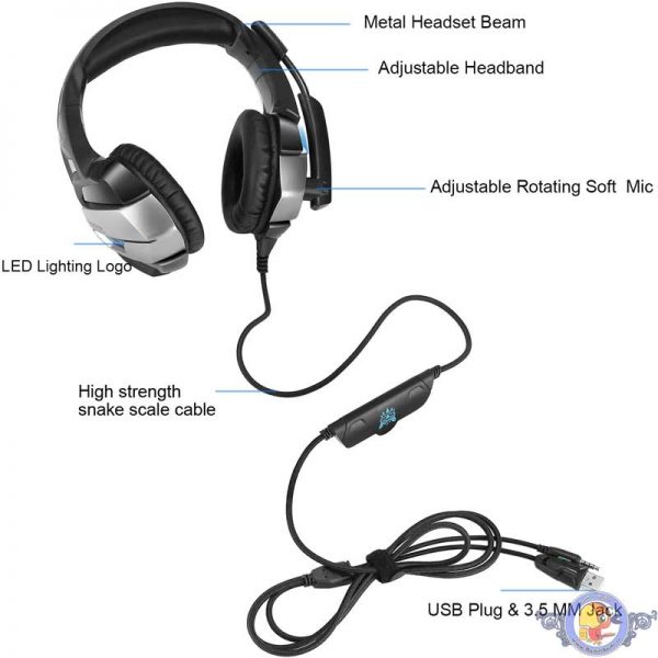 هدست مخصوص بازی ONIKUMA K5