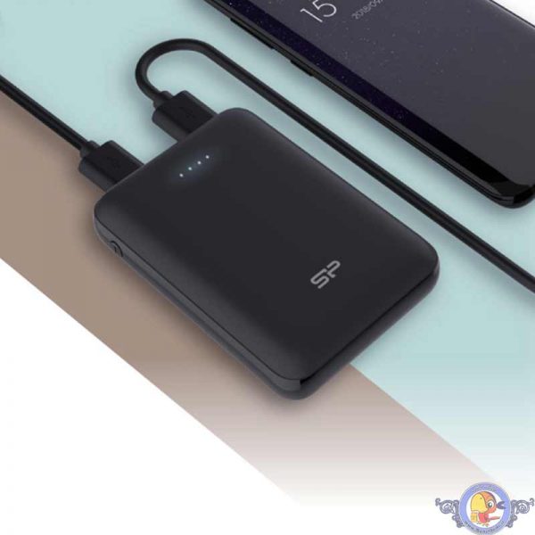 شارژر همراه سیلیکون پاور مدل GP10 ظرفیت 10000 میلی‌آمپرساعت