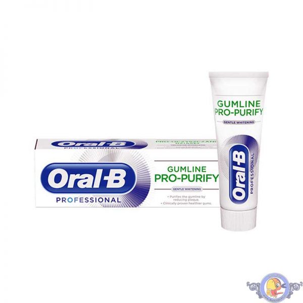خمیر دندان اورال-بی GUMLINE PRO-PURIFY مدل GENTLE WHITENING