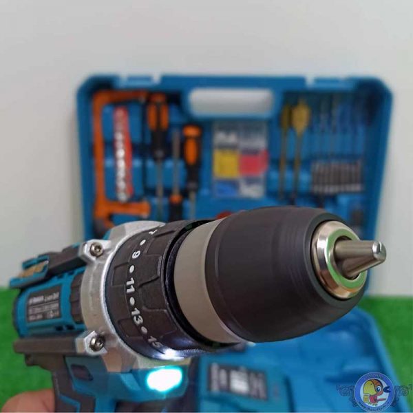 دریل و پیچگوشتی شارژی ماکیتا 36 ولت با مجموعه کامل ابزار مدل japan