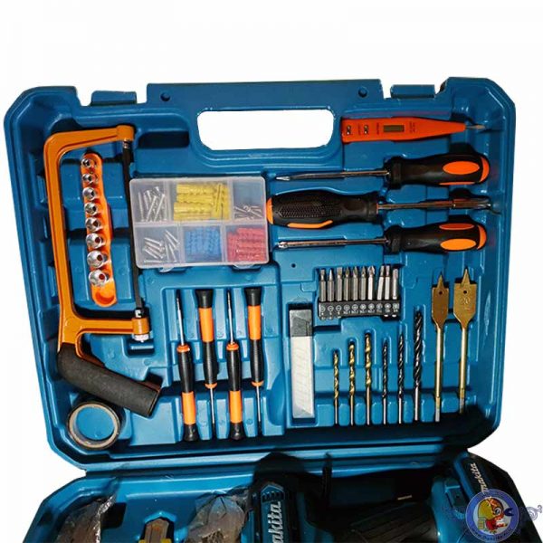 دریل و پیچگوشتی شارژی ماکیتا 36 ولت با مجموعه کامل ابزار مدل japan