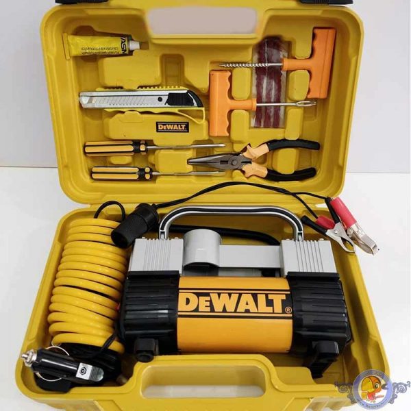پمپ باد سیار خودرو دوسیلندر Dewalt DTP300