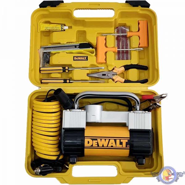 پمپ باد سیار خودرو دوسیلندر Dewalt DTP300