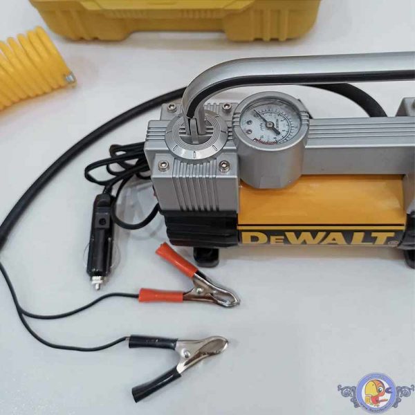 پمپ باد سیار خودرو دوسیلندر Dewalt DTP300