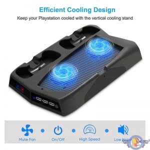 پایه خنک کننده و شارژر دسته پلی استیشن 5 مدل SP5-001W