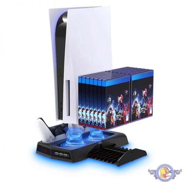 پایه خنک کننده و شارژر دسته پلی استیشن 5 مدل SP5-001W