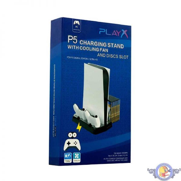 پایه خنک کننده و شارژر دسته پلی استیشن 5 مدل SP5-001W