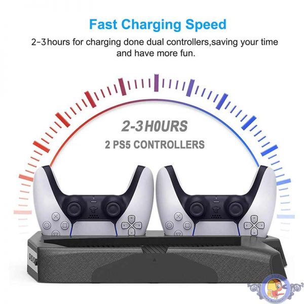 پایه خنک کننده و شارژر دسته پلی استیشن 5 مدل SP5-001W