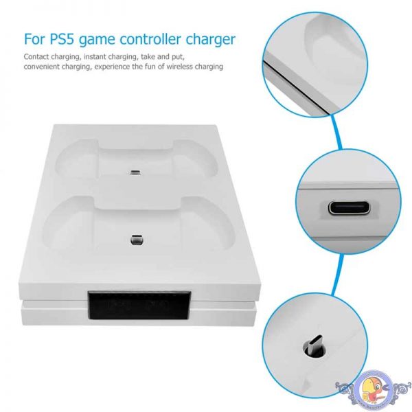 پایه شارژر دسته بازی پلی استیشن 5 مدل YH-48