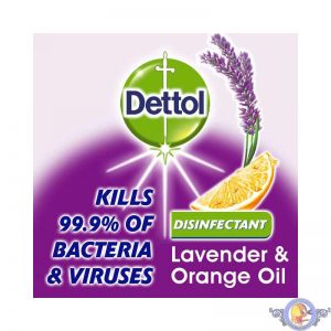 مایع ضدعفونی کننده دتول با رایحه لوندر Dettol Lavender and Orange Oil 500ml
