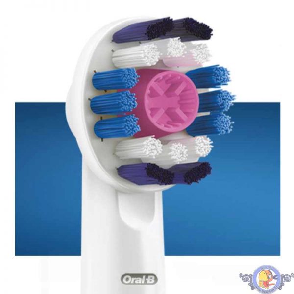 سری یدک مسواک برقی اورال بی مدل 3D White بسته ۳ عددی