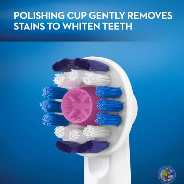 سری یدک مسواک برقی اورال بی مدل 3D White بسته ۳ عددی