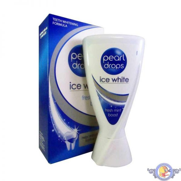 خمیر دندان پیرل دراپس Pearl drops مدل Ice White