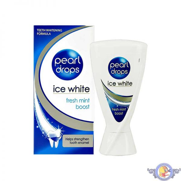 خمیر دندان پیرل دراپس Pearl drops مدل Ice White