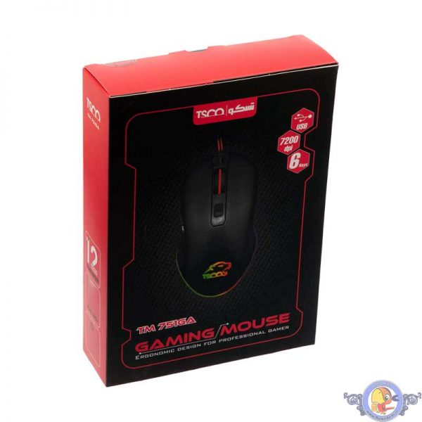 ماوس مخصوص بازی تسکو مدل TM 751GA