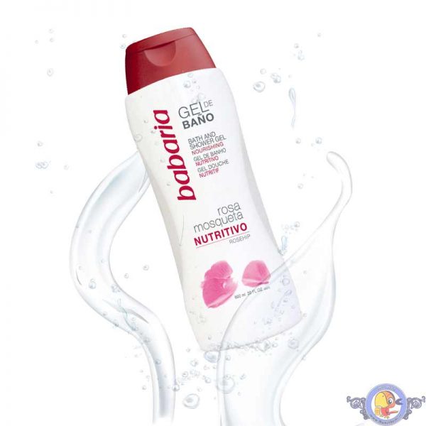 شامپو بدن باباریا مدل روغن رزا حجم 600ml