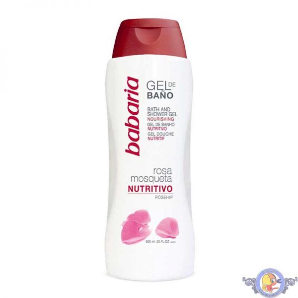 شامپو بدن باباریا مدل روغن رزا حجم 600ml