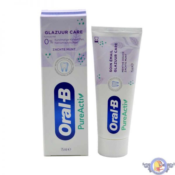 خمیر دندان اورال-بی Pure Active مدل SOIN EMAIL حجم 75 میل