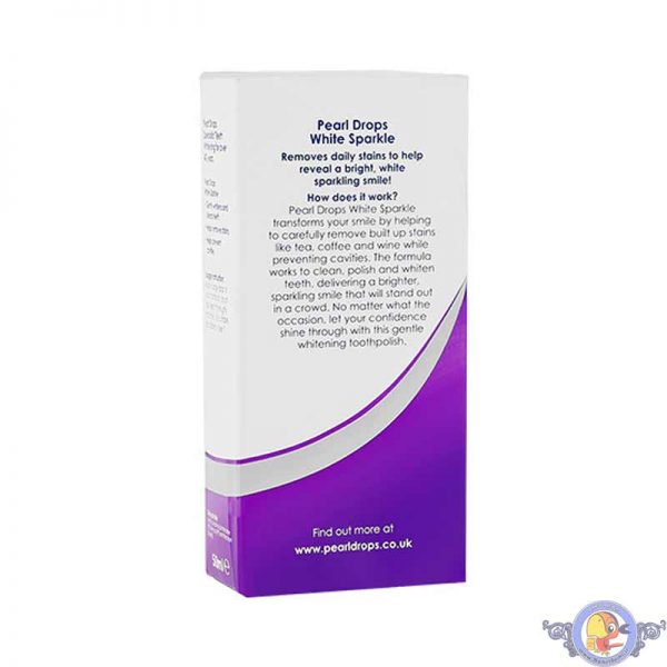 خمیر دندان پیرل دراپس Pearl drops مدل White Sparkle