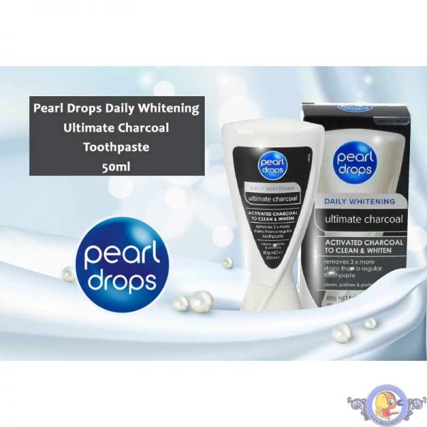 خمیر دندان پیرل دراپس Pearl drops مدل Ultimate Charcoal