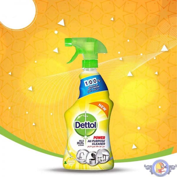 اسپری ضدعفونی کننده سطوح دتول مدل POWER ALL PURPOSE CLEANER حجم 500ml