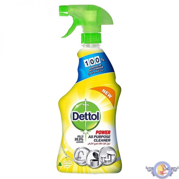 اسپری ضدعفونی کننده سطوح دتول مدل POWER ALL PURPOSE CLEANER حجم 500ml