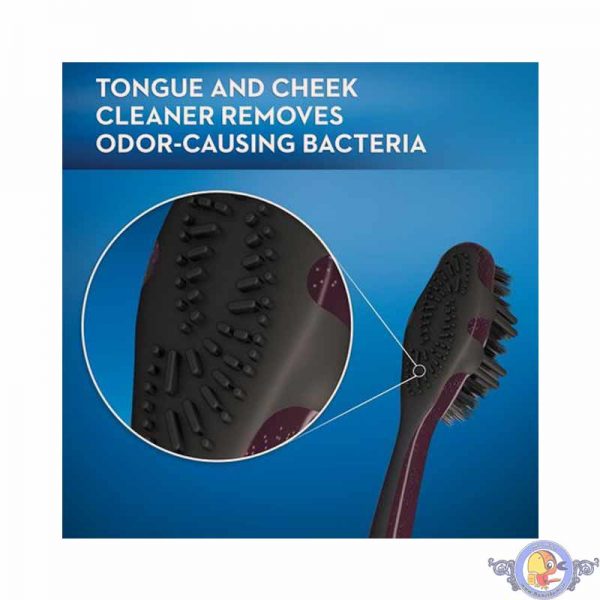 مسواک اورال-بی زغالی مدل Charcoal بسته دو عددی