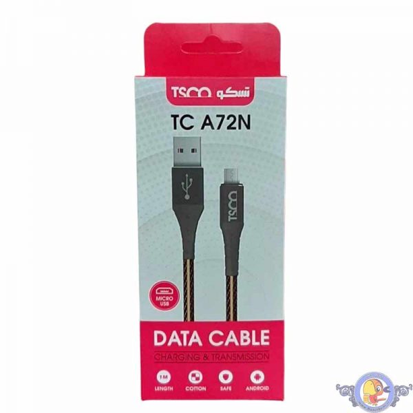 کابل تبدیل USB به microUSB تسکو مدل TC A72N طول 1 متر