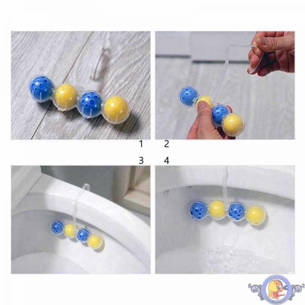 قرص ضدعفونی و خوشبوکننده توالت فرنگی بریف BREF Power Aktiv