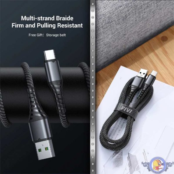 کابل روکشدار تبدیل USB به USB-C فیوی مدل HSH-50