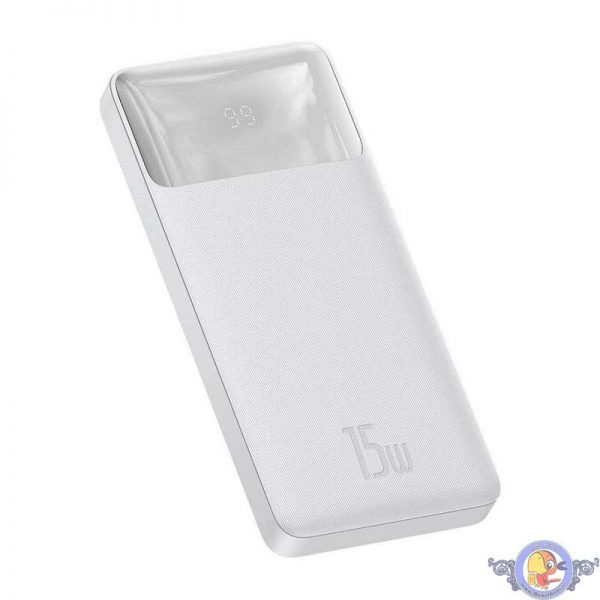 پاوربانک بیسیوس مدل PPDML-I01 ظرفیت 10000 میلی آمپر ساعت