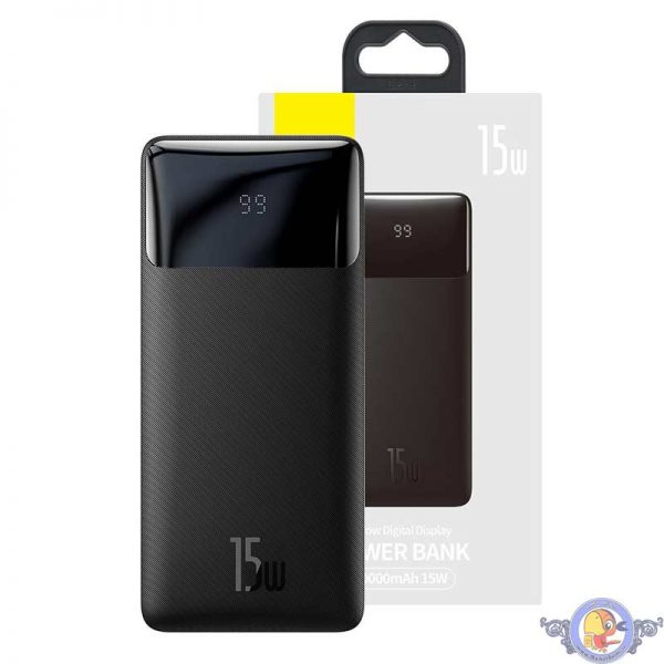 پاوربانک بیسیوس مدل PPDML-I01 ظرفیت 10000 میلی آمپر ساعت