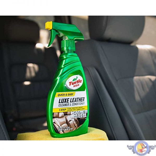 اسپری تمیز کننده و نرم کننده مخصوص چرم خودرو ترتل واکس Turtle Wax Luxe Leather