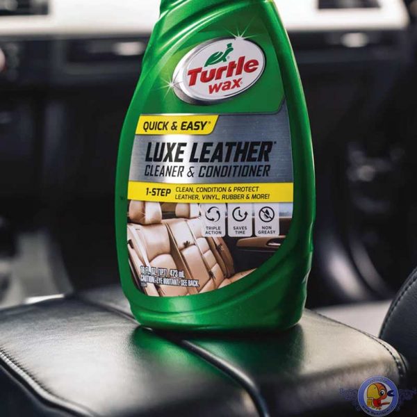 اسپری تمیز کننده و نرم کننده مخصوص چرم خودرو ترتل واکس Turtle Wax Luxe Leather
