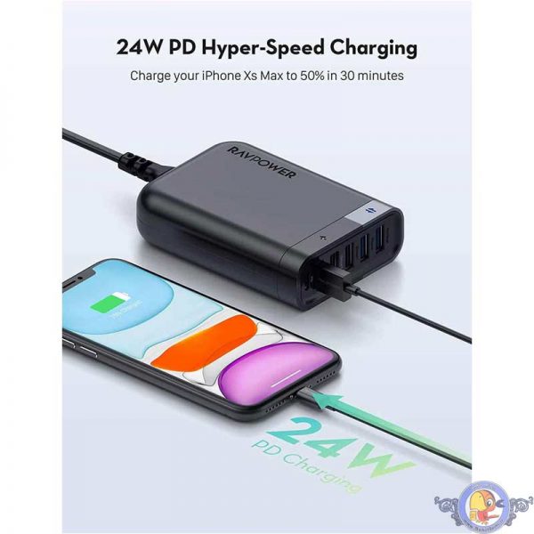 شارژر رومیزی راوپاور مدل RP-UM002