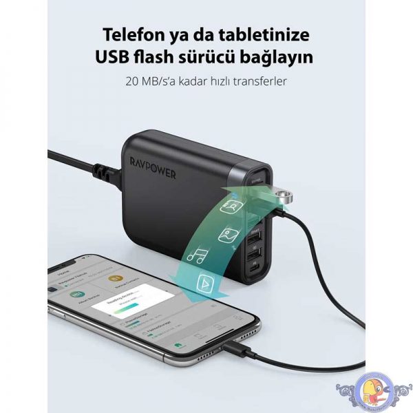 شارژر رومیزی راوپاور مدل RP-UM002