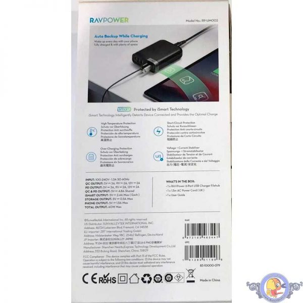 شارژر رومیزی راوپاور مدل RP-UM002