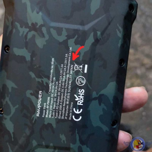 شارژر همراه راوپاور مدل RP-PB096 ظرفیت 10050 mah