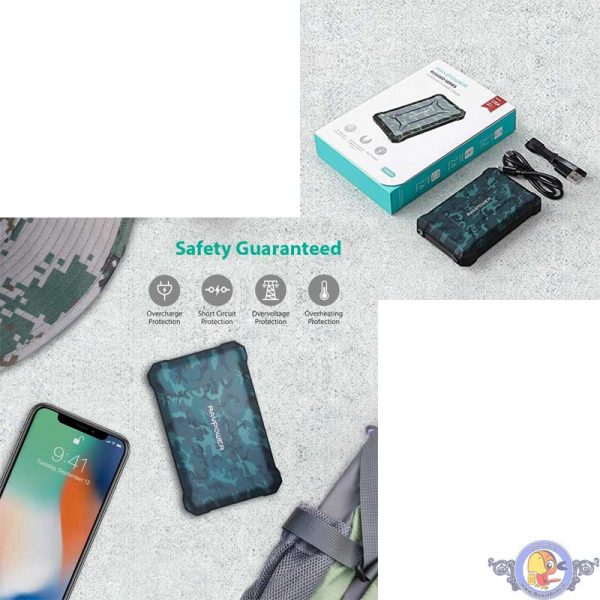 شارژر همراه راوپاور مدل RP-PB096 ظرفیت 10050 mah