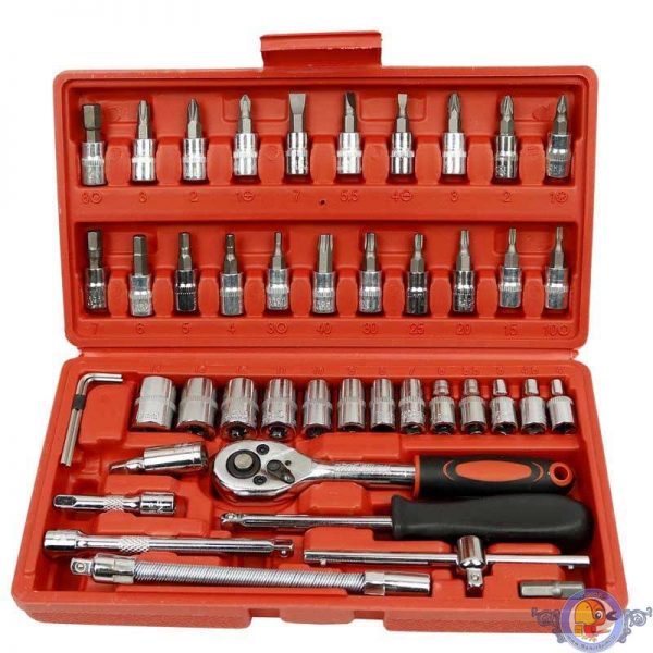 مجموعه 46 عددی آچار و سری بکس باس CR-V