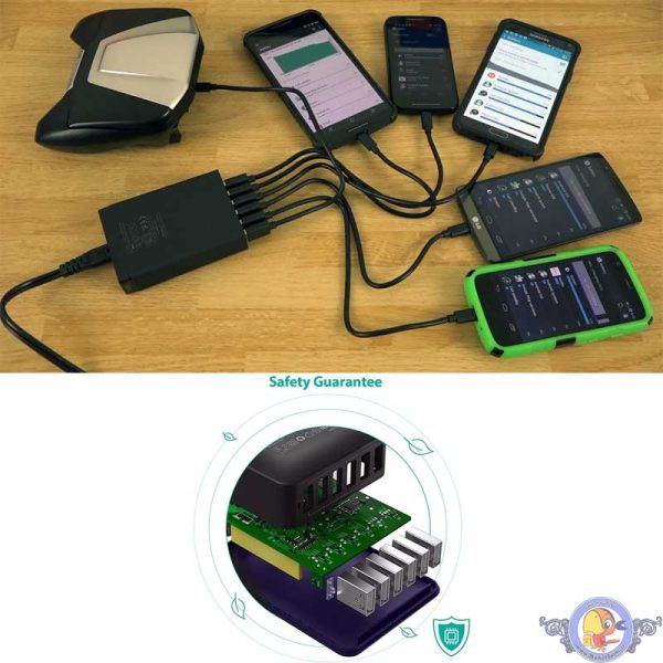 شارژر رومیزی راو پاور مدل RP-PC028