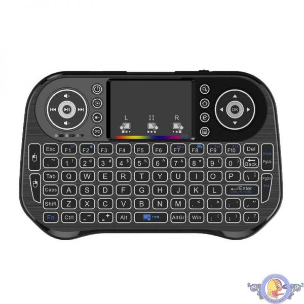 مینی کیبورد بی سیم مدل 7colors backlight